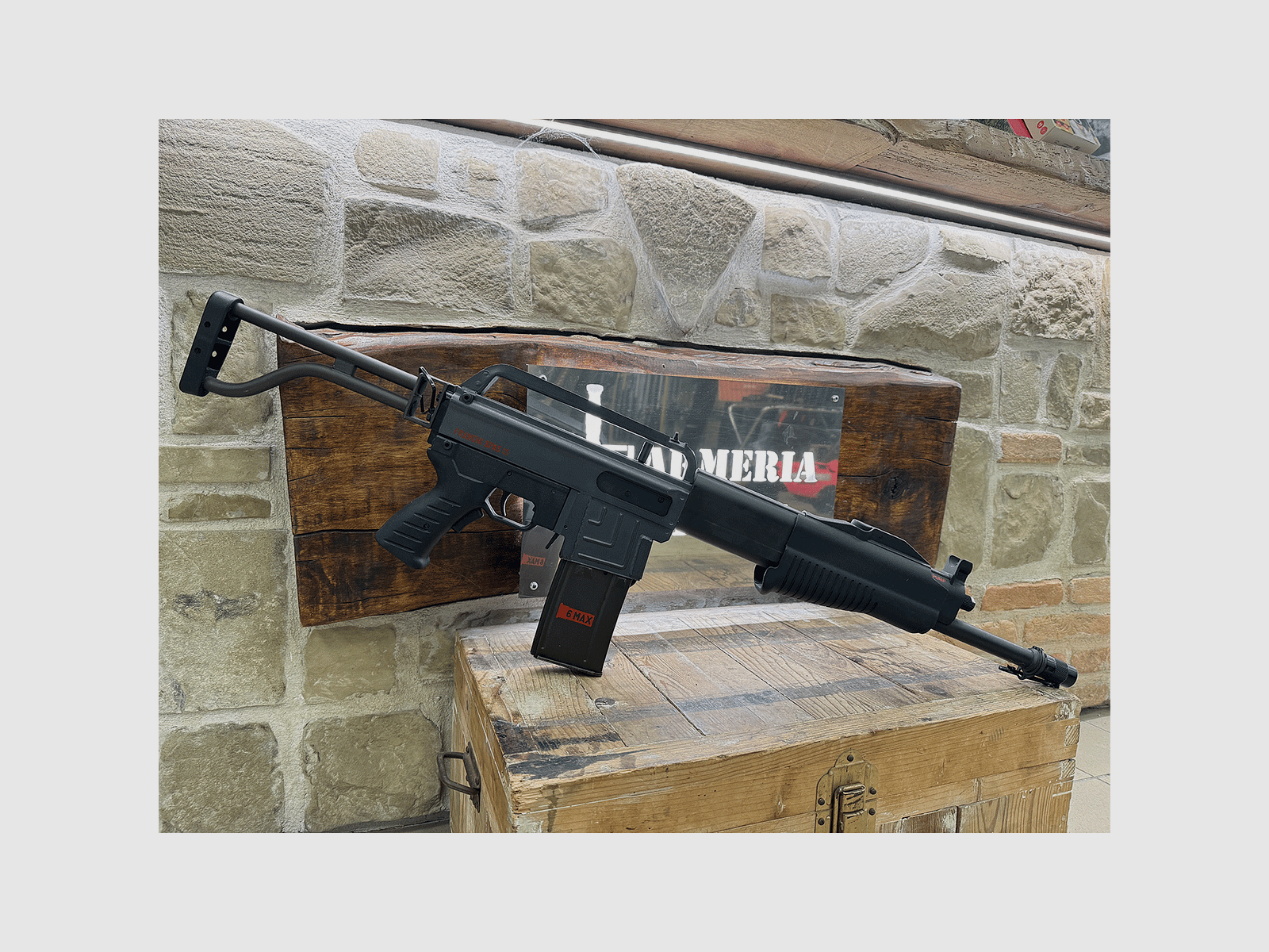 UTILISÉ – FUSIL SEMIAUTOMATIQUE/POMPE – FRANCHI MOD. SPAS 15 cal. 12, image 1 sur 5