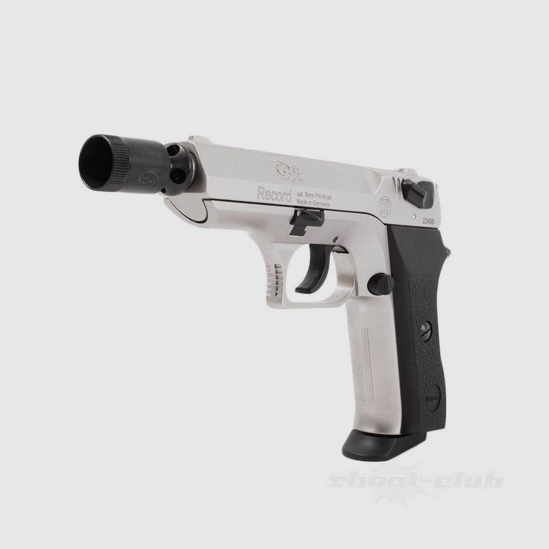 Record COP pistolet alarmowy 9mm P.A.K. - Nikiel