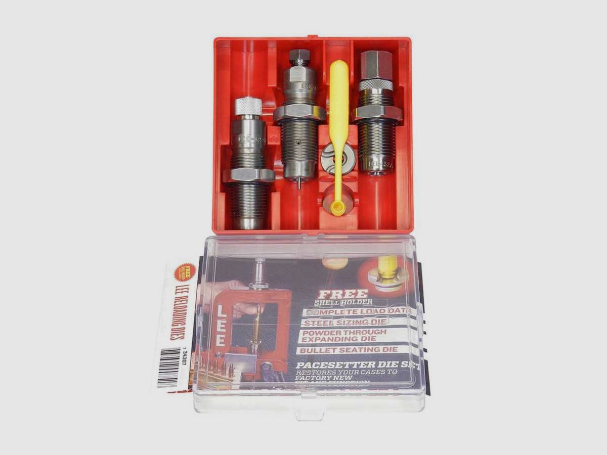 JEU D'OUTILS 3P ACIER LEE AVEC SUPPORT DOUILLE 375 WIN
