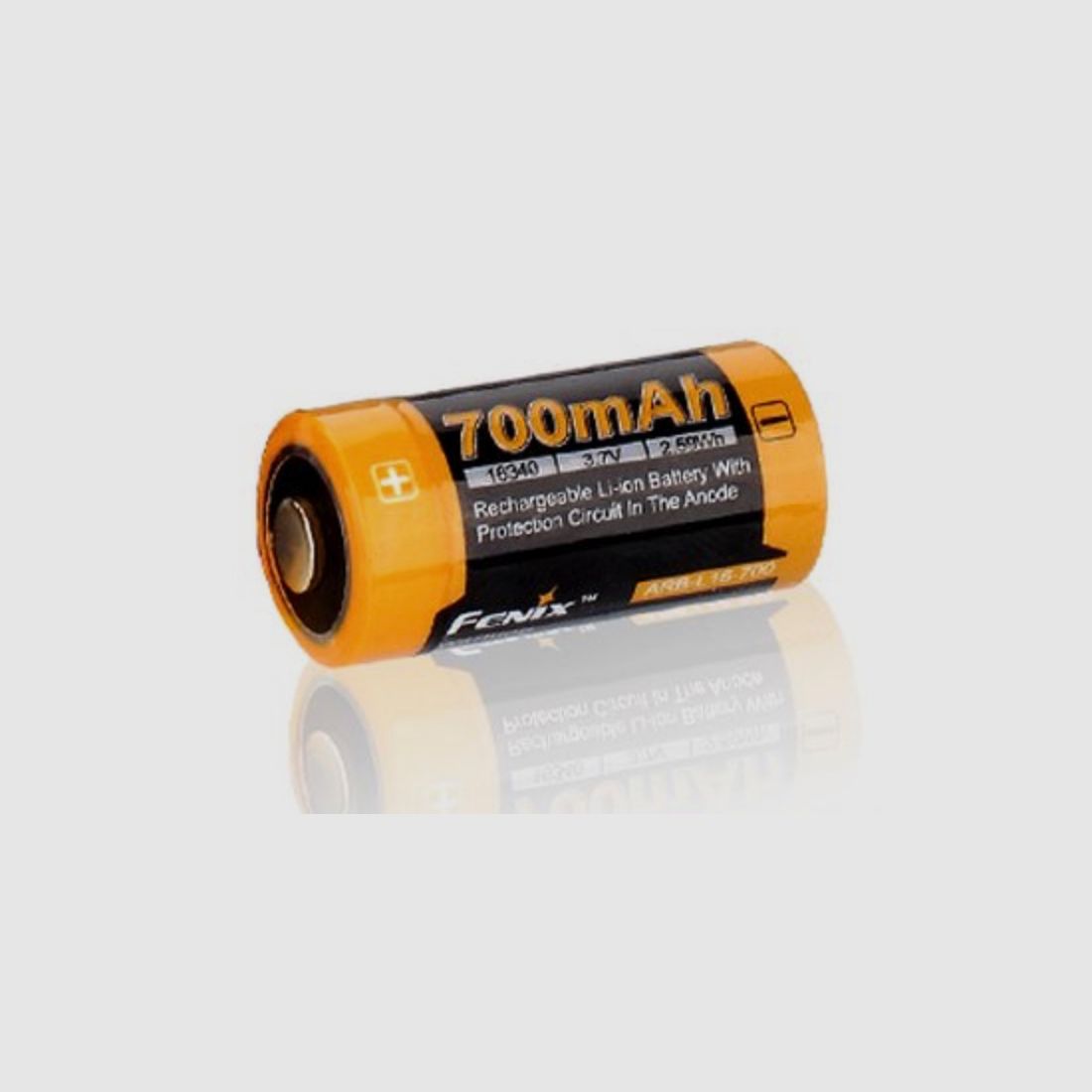 2x Fenix ARB-L16-700 geschützter Li-Ionen Akku 16340 RC123A für PD25 PD22UE