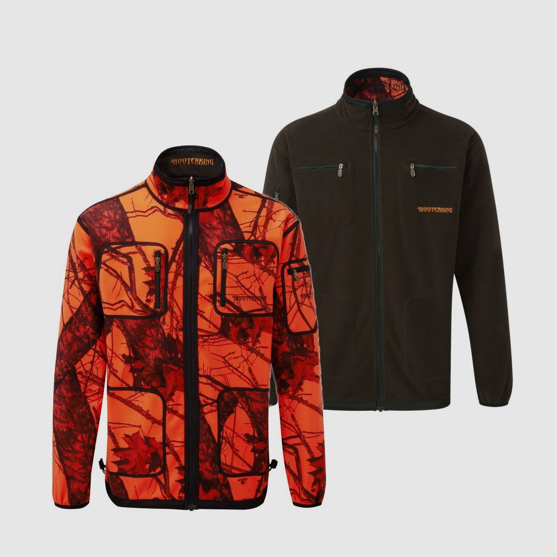 ShooterKing Softshell Jacke Signaljacke Mossy Blaze Orange Camo S