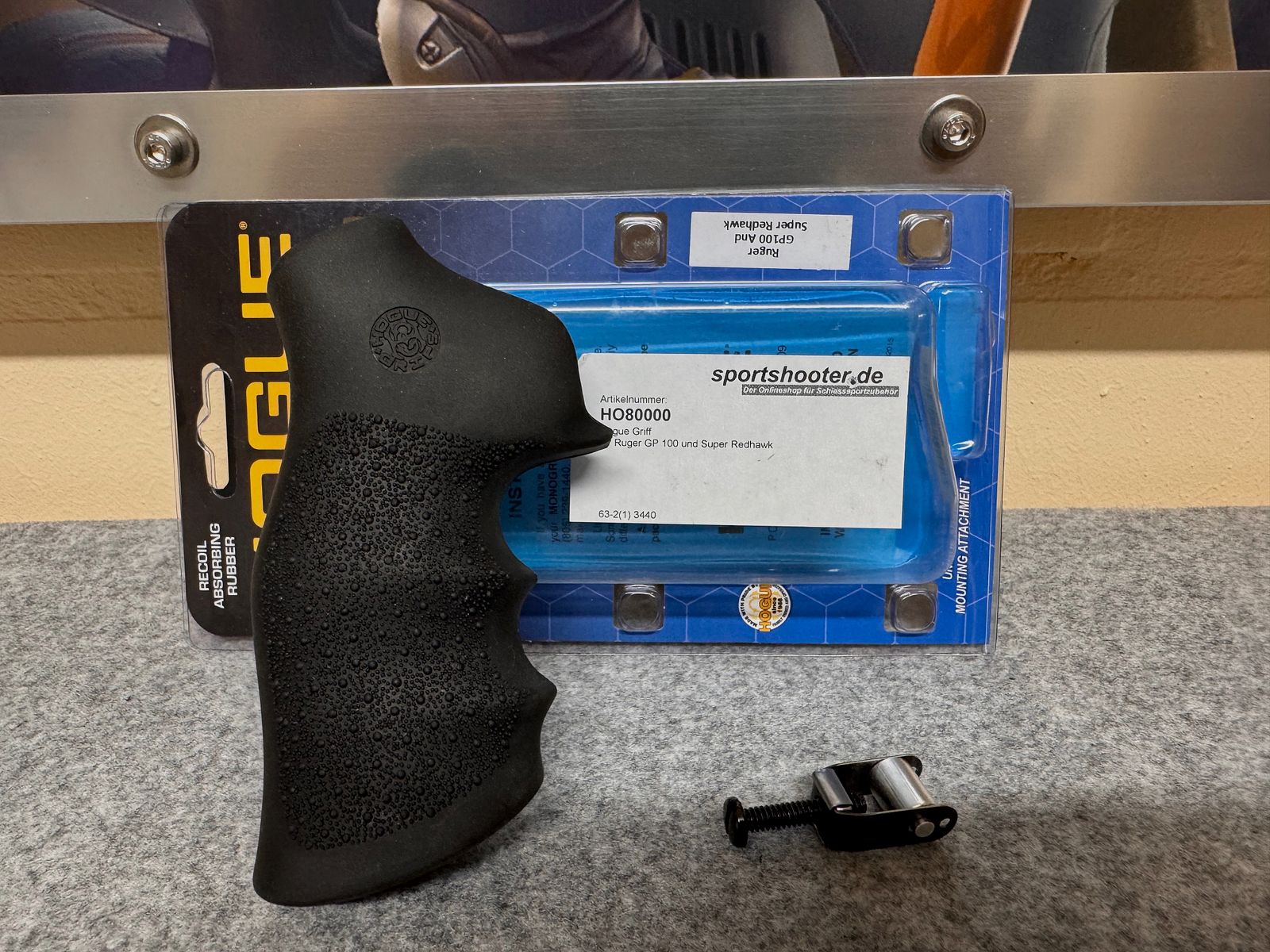 Hogue Griff für Ruger GP100 oder Super Redhawk 