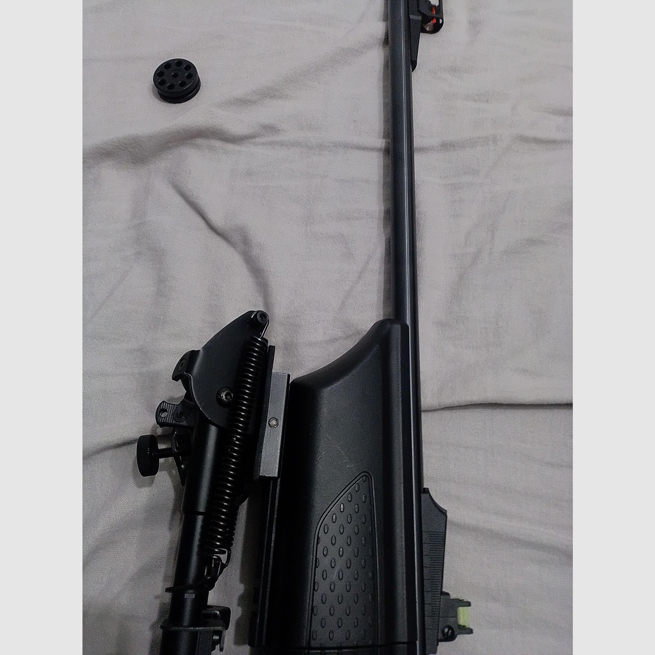 1 x Airmagnum Hämmerli 4,5mm CO2 Gewehr Tasche 2 Magazine Nördlingen Neuwertig