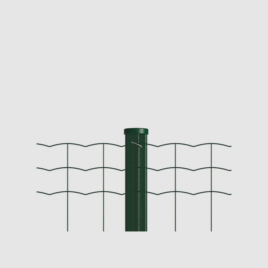 20 m Rolle geschweißter PVC-Gitterzaun - Maschenweite 100x75mm - Draht 2,1mm - Höhe 1,50 m, Bild 5 von 8
