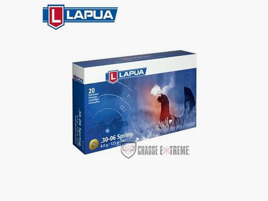 20 patronen LAPUA 123Gr Kal 30-06 Sprg Fmj