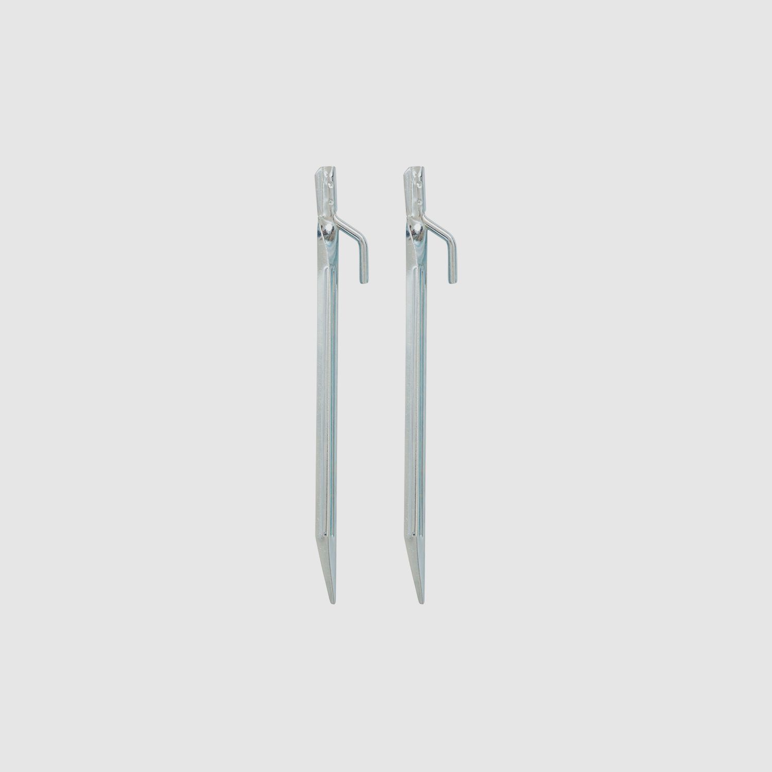 Highlander Forces V-profile tent pegs 21.5cm 10-piece set steel