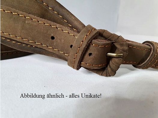 Nobil Hunting Gewehrriemen braun Leder