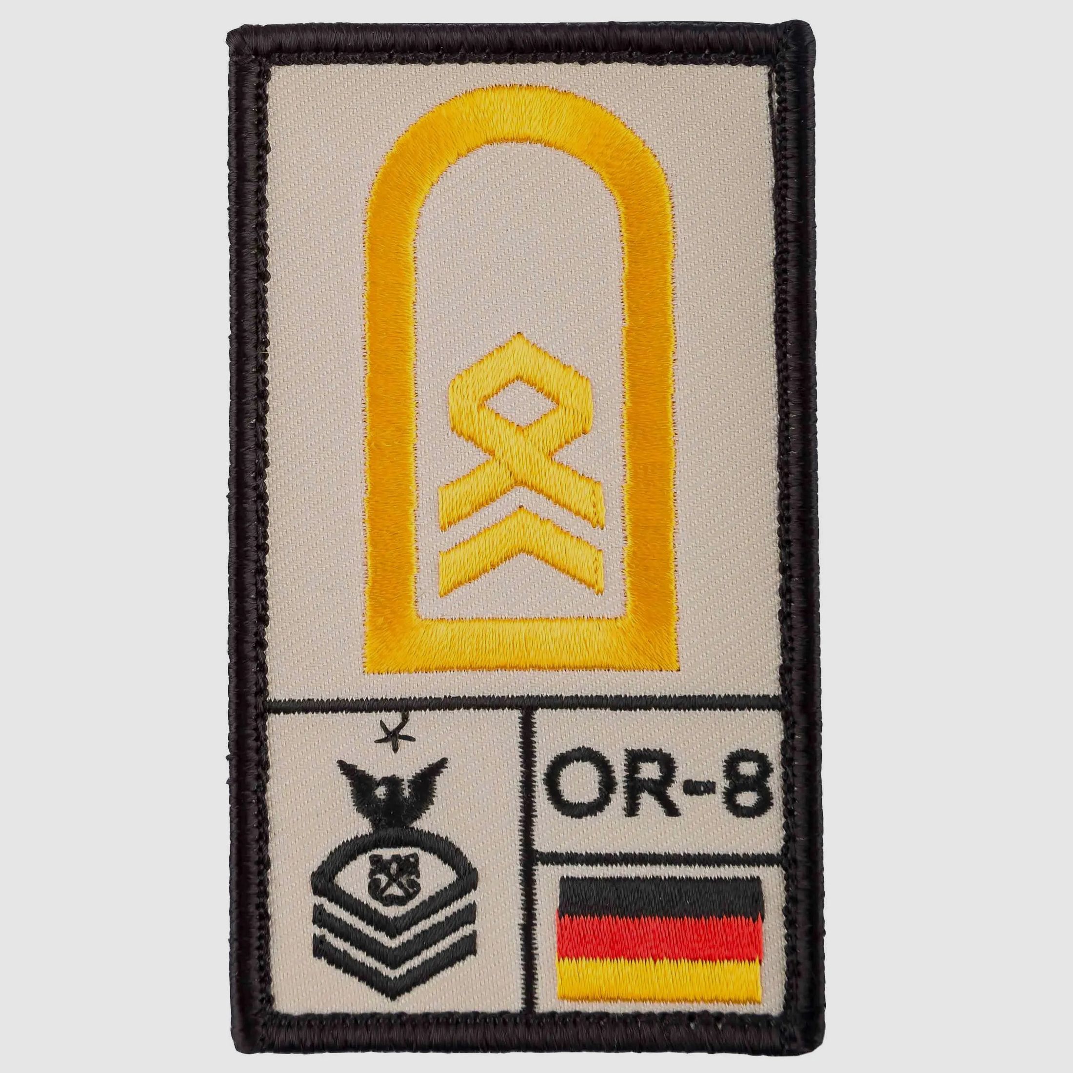 Café Viereck Café Viereck Rank Patch Stabsbootsmann sand