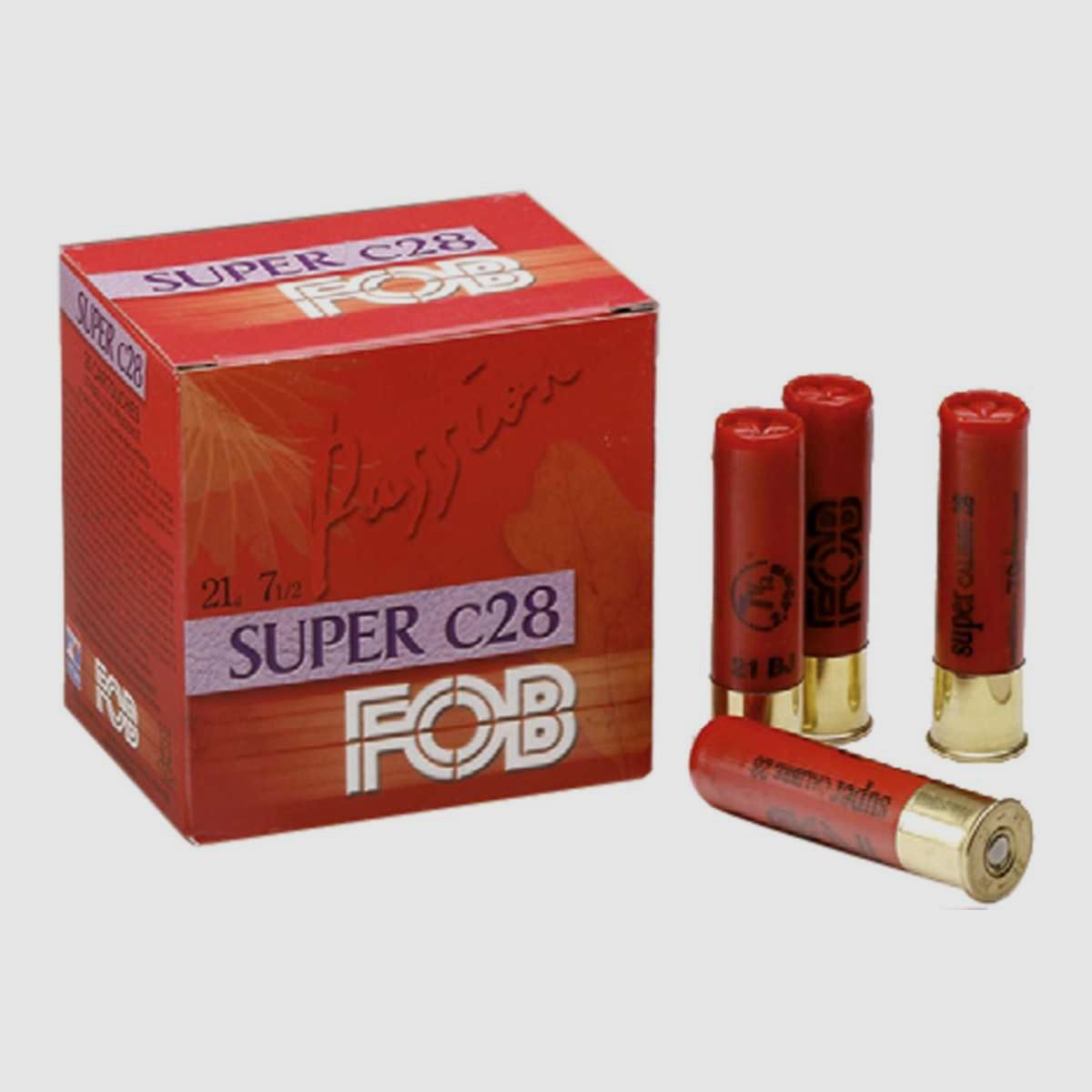 Patronen Fob Passion Super 21 - Kal. 28/70 - FOB PASSION SUPER 28 Kal. 28-70, N°9, Bild 3 von 3