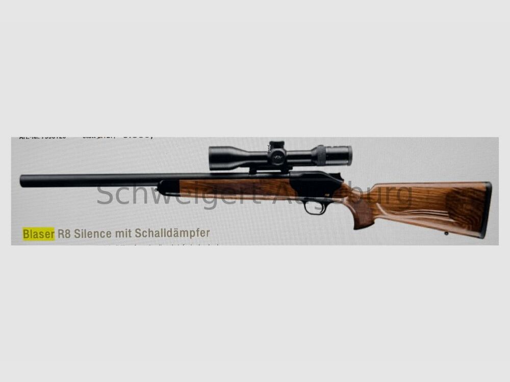 Blaser R8 Silence Complete Package B2 2-12x50 ICS .308Win