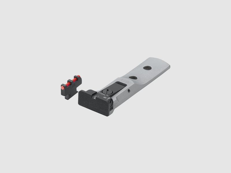 LPA TXT0107-F2-SILVER BA verstellbares Revolvervisier für 629, 686, 586, 627, 66, 67, 696, 17, 19, 657, 610, 625, 29, 27 und neu für Kaliber .50 – Schwarzes Visierbild