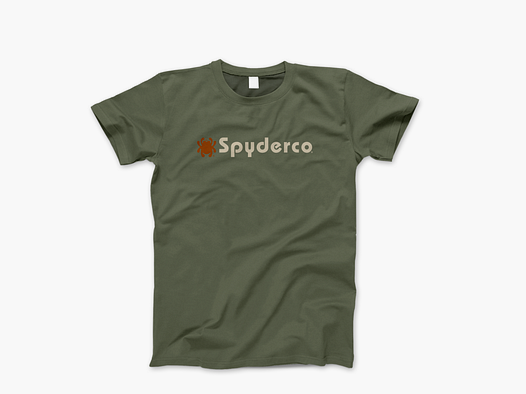 Offizielles Spyderco T-Shirt grün (S)