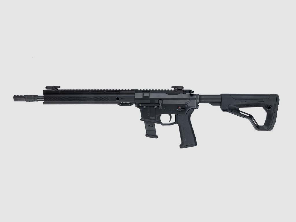Fucile semiautomatico HERA-Arms Mod. 9er PCC Active GL -13,5' 9mmLuger | GLOCK-Lower | Gen4, immagine 2 di 7