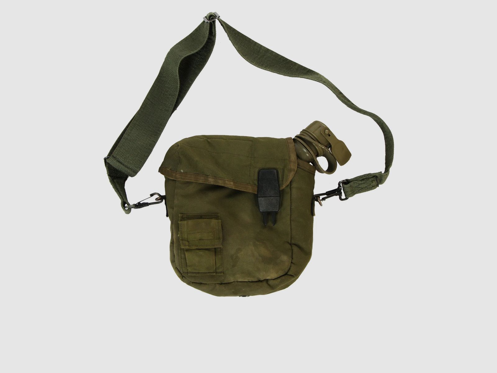 US Feldflasche mit Hülle gebraucht
