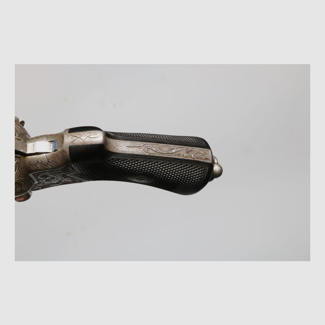 Lefaucheux Revolver Rarität mit passender Schatulle Vollgravur Stiftfeuer