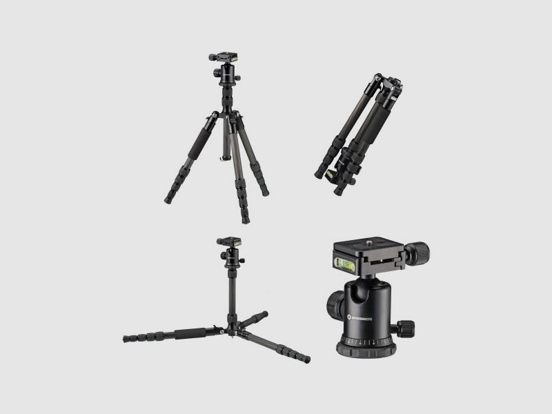 Carbonstativ für Fotografie BRESSER BR-2205-N1 bis 8 kg, nutzbar als Bodystativ und Dreibeinstativ, Bild 8 von 13