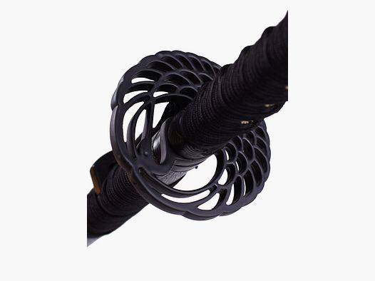Kranich Katana und schwarze Saya