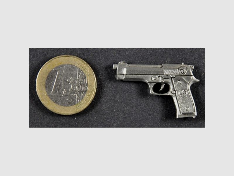 Beretta 92 Pistole als Metall-Anstecker