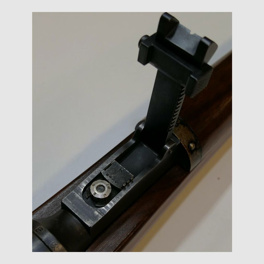 Fábrica de armas de Berna visor fino para suizo K31