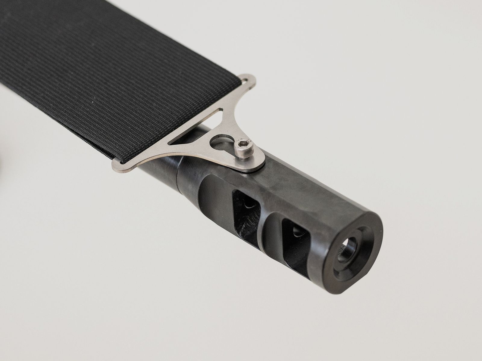 Universal flicker tape 60mm hook-and-loop fastener in black