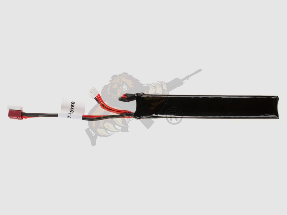 Airsoft LiPo Akku 7.4V 1300mAh 20C Twin Type T-Plug