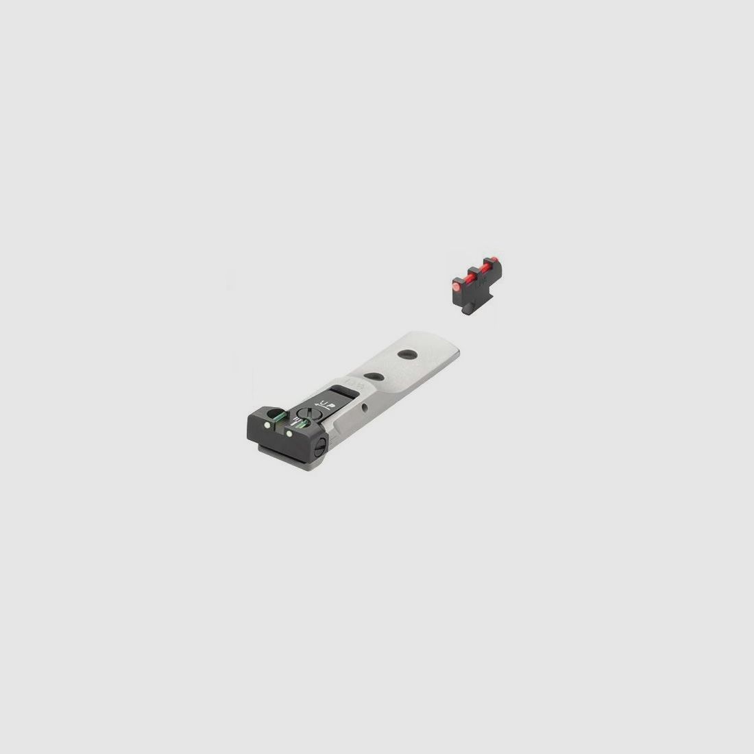 Zestaw celowniczy TXT srebrny Fiber S&W N