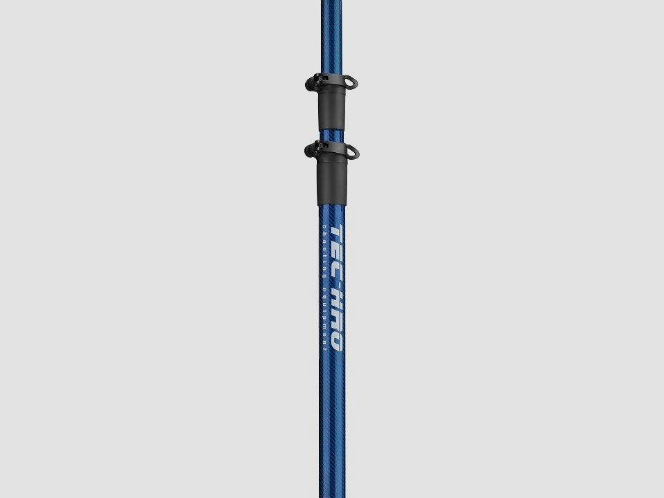 TEC-HRO-Shooting Gewehrstativ 3.0 blau Carbon Sportzubehör, Bild 2 von 2