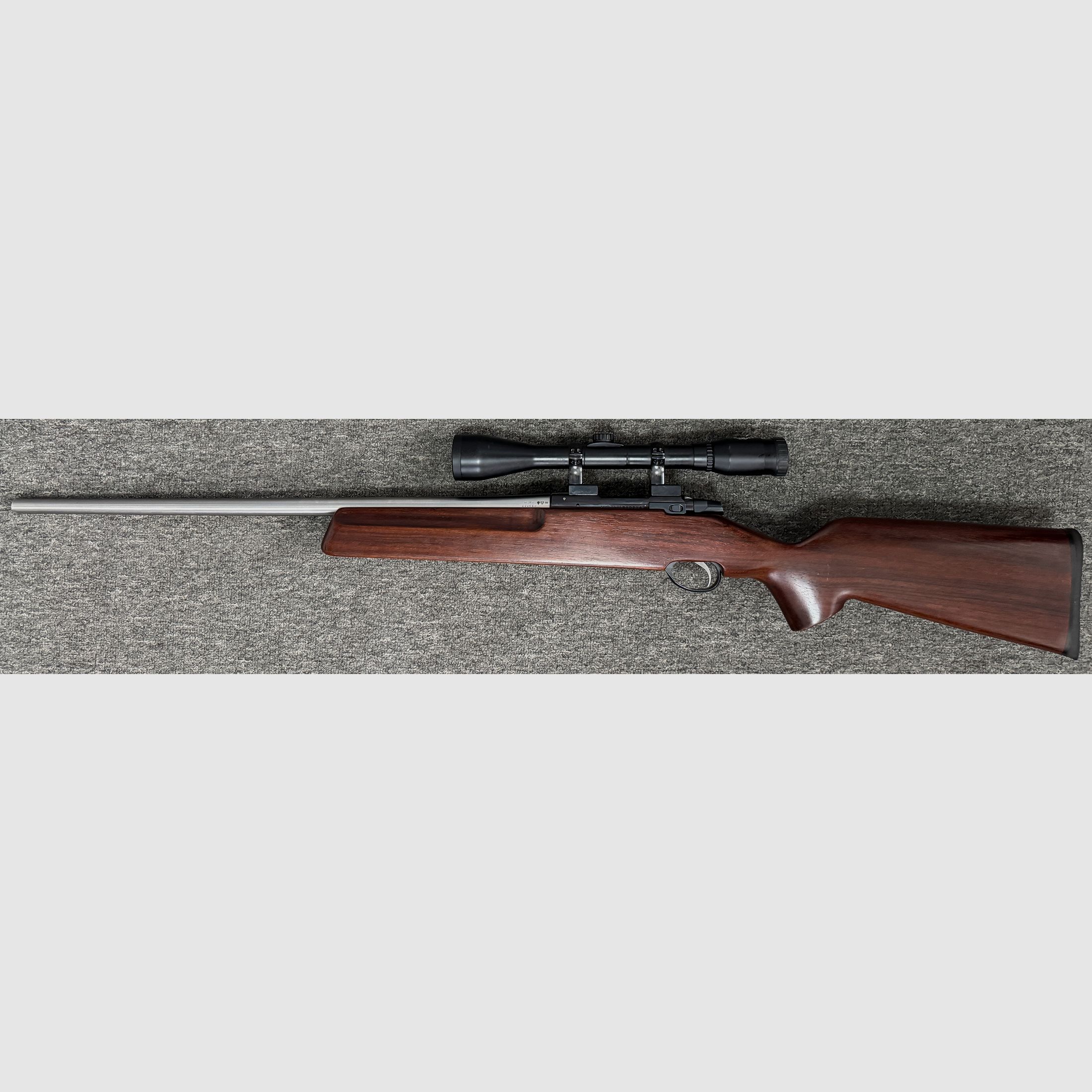 Sako S491 single-shot rifle .222 REM. - steel + scope 10x45