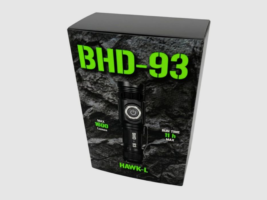 Flashlight HAWK-L BHD-93 (max. 1600 lm), image 2 of 3