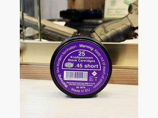 Wadie blank cartridges .45 short - 25 shots
