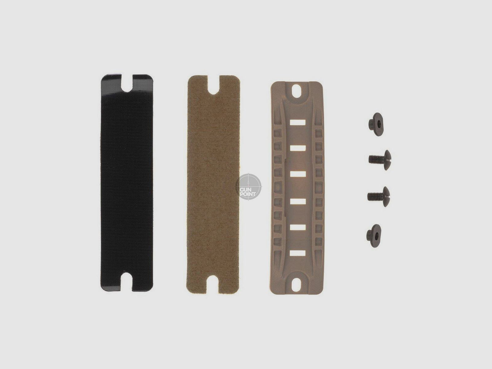 FMA Helmet Middle Rail Set-Dark Earth