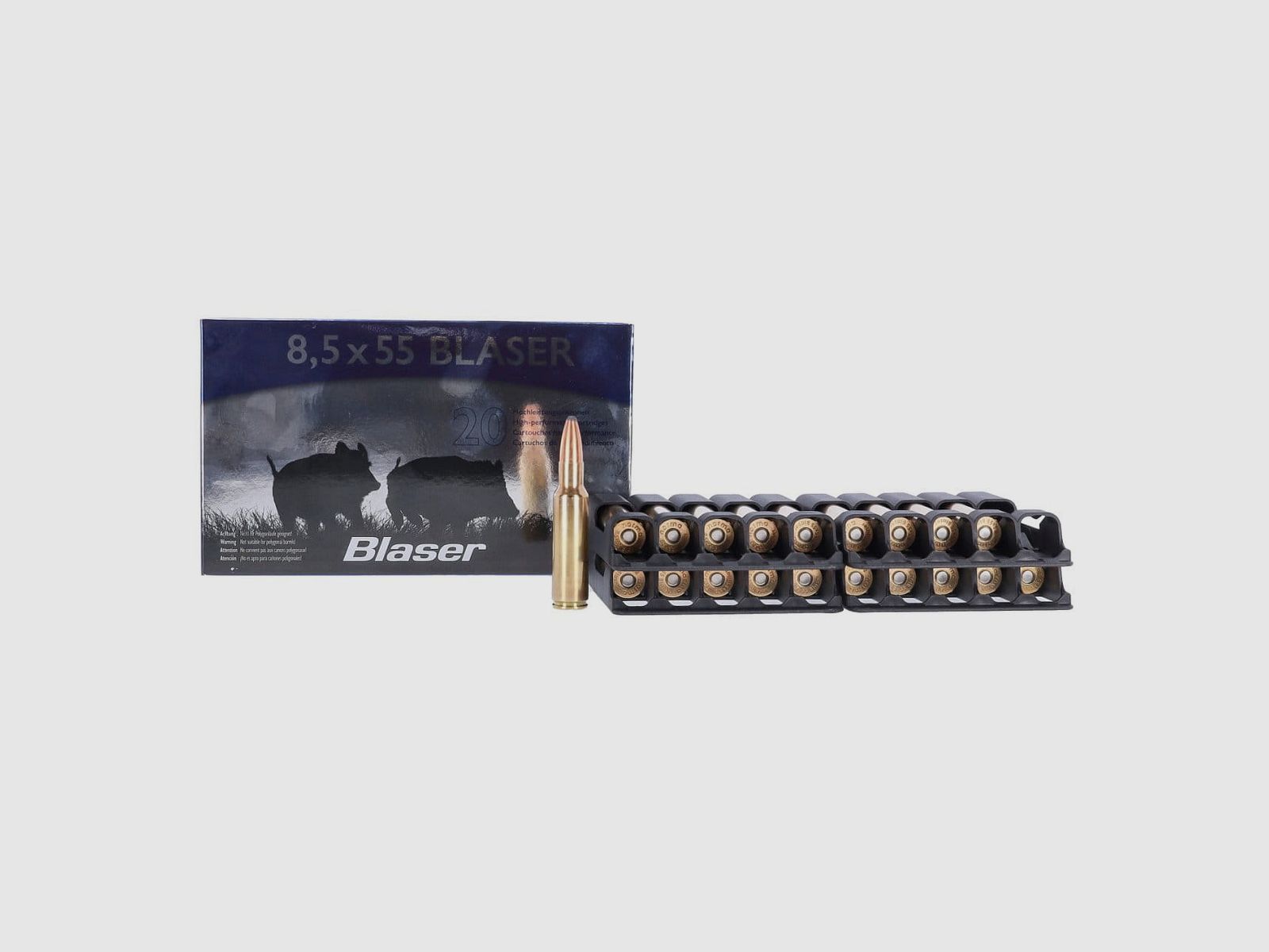 Blaser 8,5x55 Norma Soft Point - 20 stuks.
