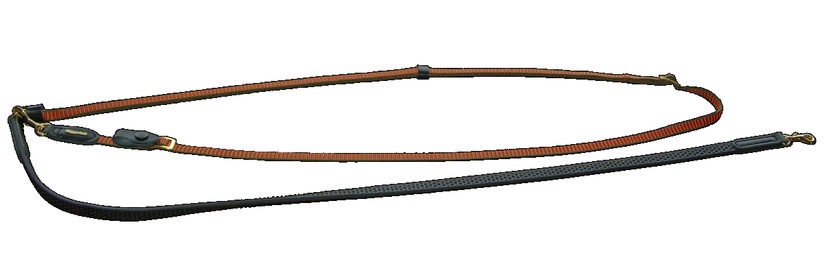 Smycz GRIP pomararańczowo-oliwkowa 15mm Niggeloh