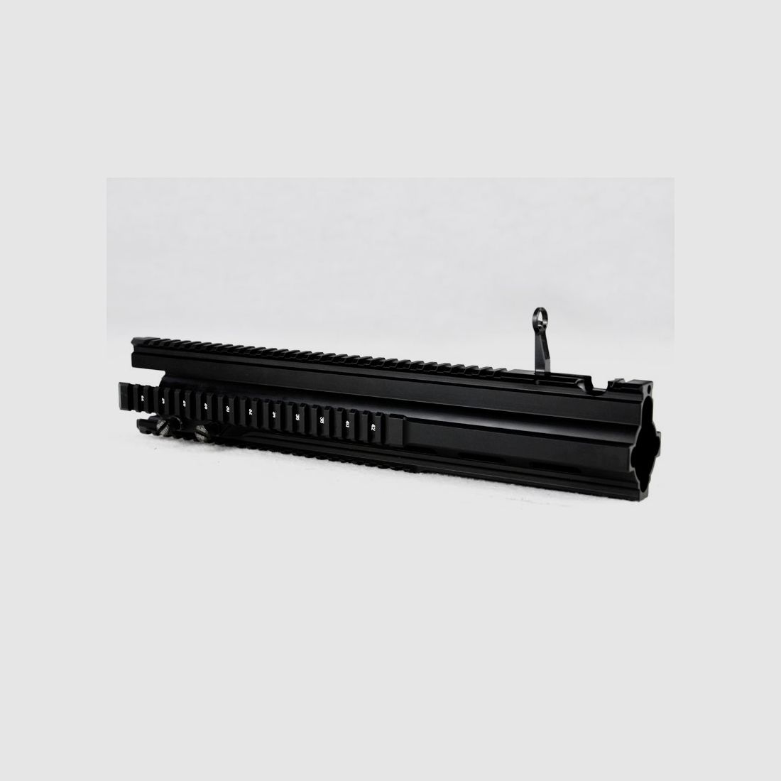 Heckler & Koch PICATINNY-Handschutz für MR308 GRÜN-BRAUN, für 16,5"/20"-Lauf mit Fenster für Gasabnahmeverstellung