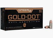 Speer Gold Dot HP 7.5g/115grs à50 9mm Luger