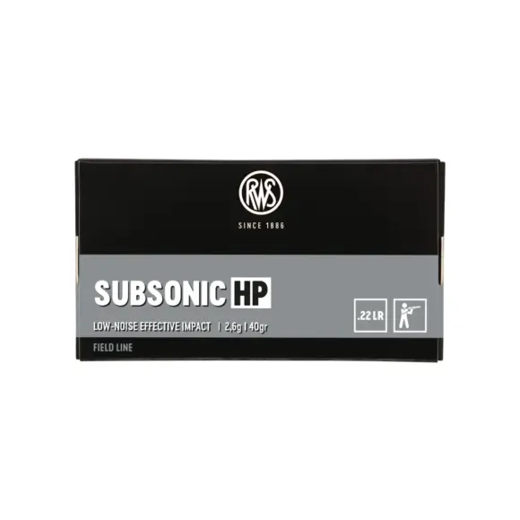 Patronen 22LR Zündhütchen RWS Subsonic HP