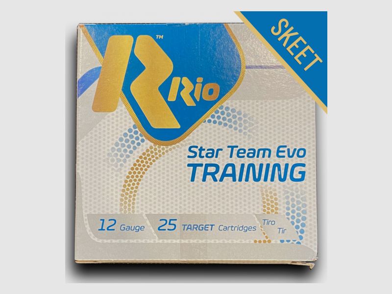 SKEET Munition RIO Star Team Evo Training Kaliber 12/70 24g (Nr. 9)