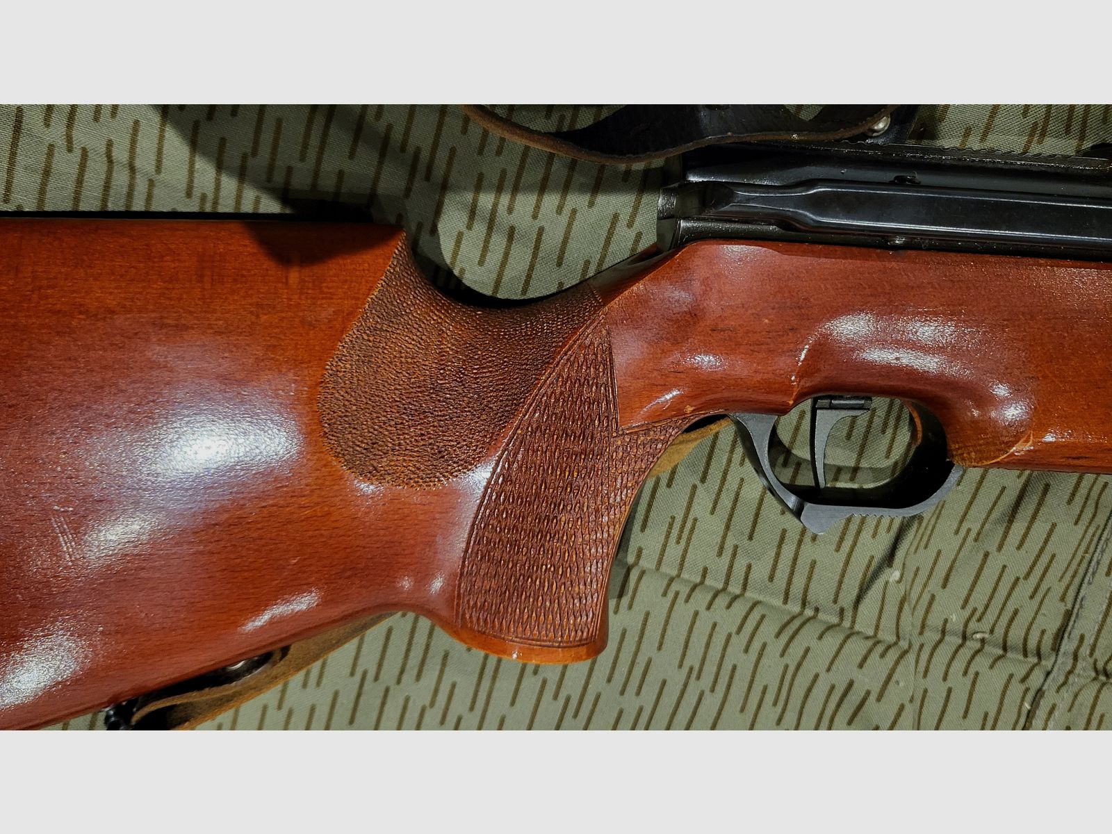 Luftgewehr Haenel 312.1 mit Ziel IV Fernglas und Suhler Einhakmontage 