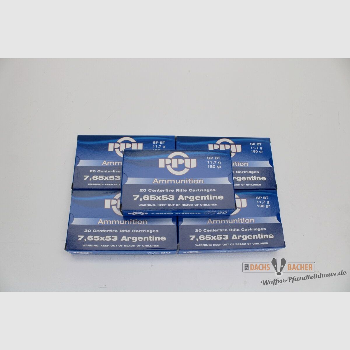PPU Privi Partizan 7,65x53 Argentine 11,7g/180gr SP BT 20 Schuß