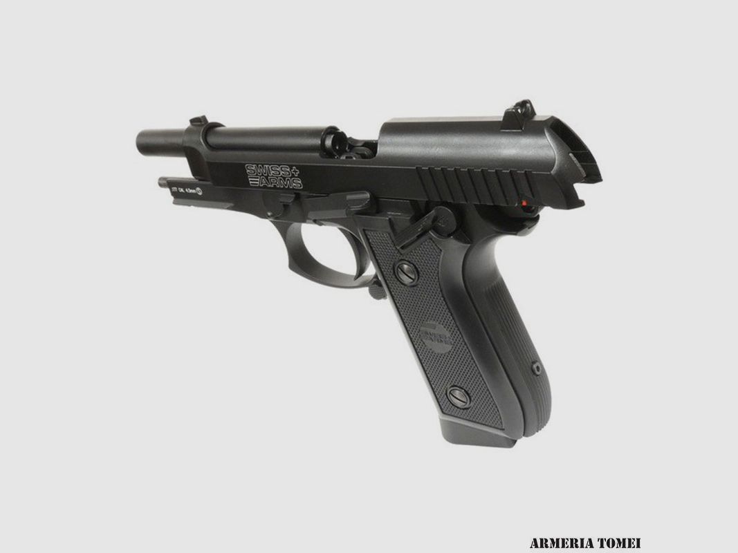CO2-PISTOLE – SWISS ARMS – SA P92 METALL .177 Kal. 4,5mm 21BB BLOW BACK, Bild 3 von 4