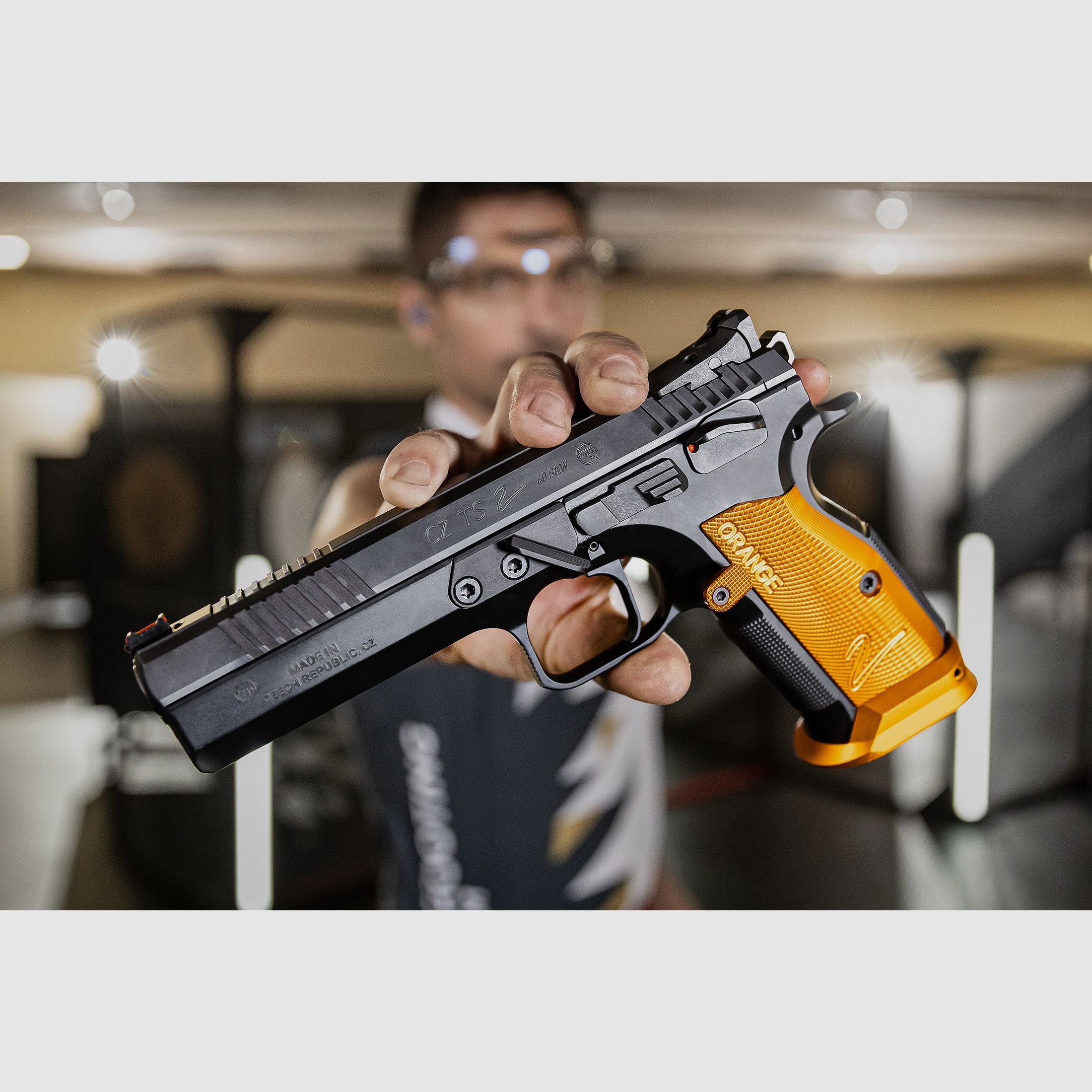 Pistolet CZ TS2 .40 S&W Pomarańczowy, zdjęcie 6 z 7