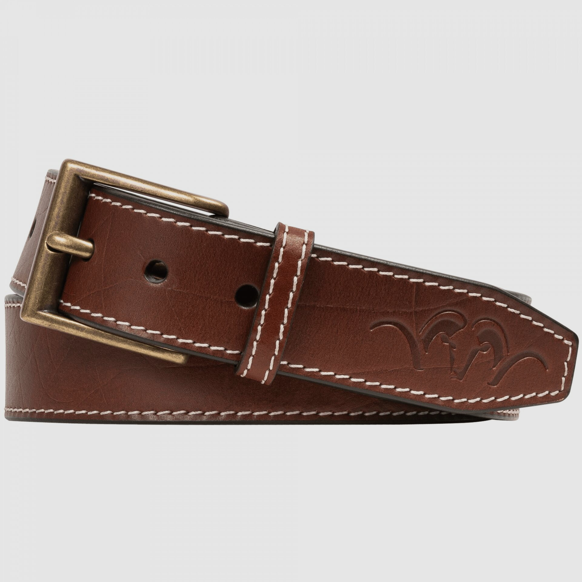 Cinturón de cuero Blaser color cognac o toffee