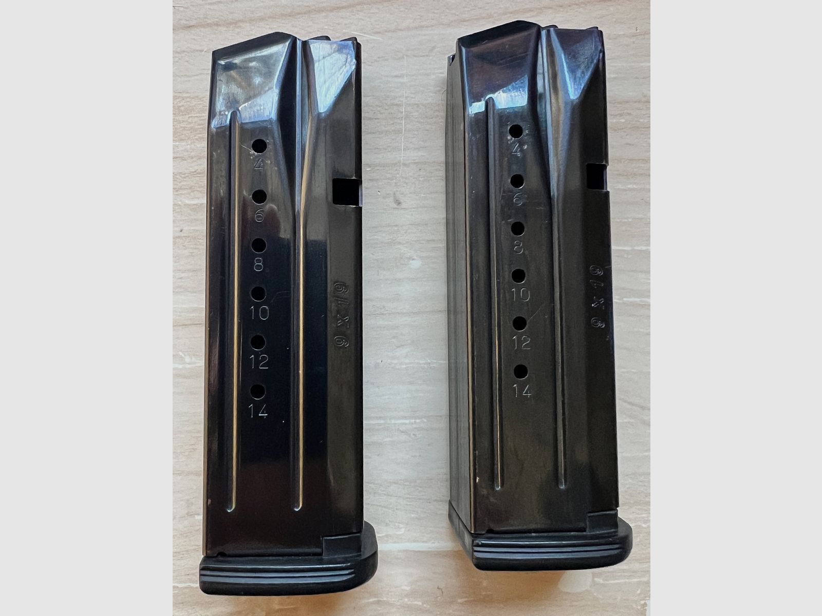 Original Steyr M9 Magazine – «Uniquement pour l'application de la loi» – finition brillante – objet de collection – pas de reproduction MEC-GAR