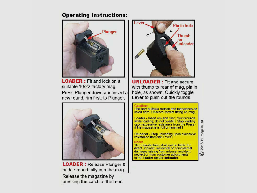 Maglula MAGLULA Magazinladehilfe Se​ für Ruger 10/22