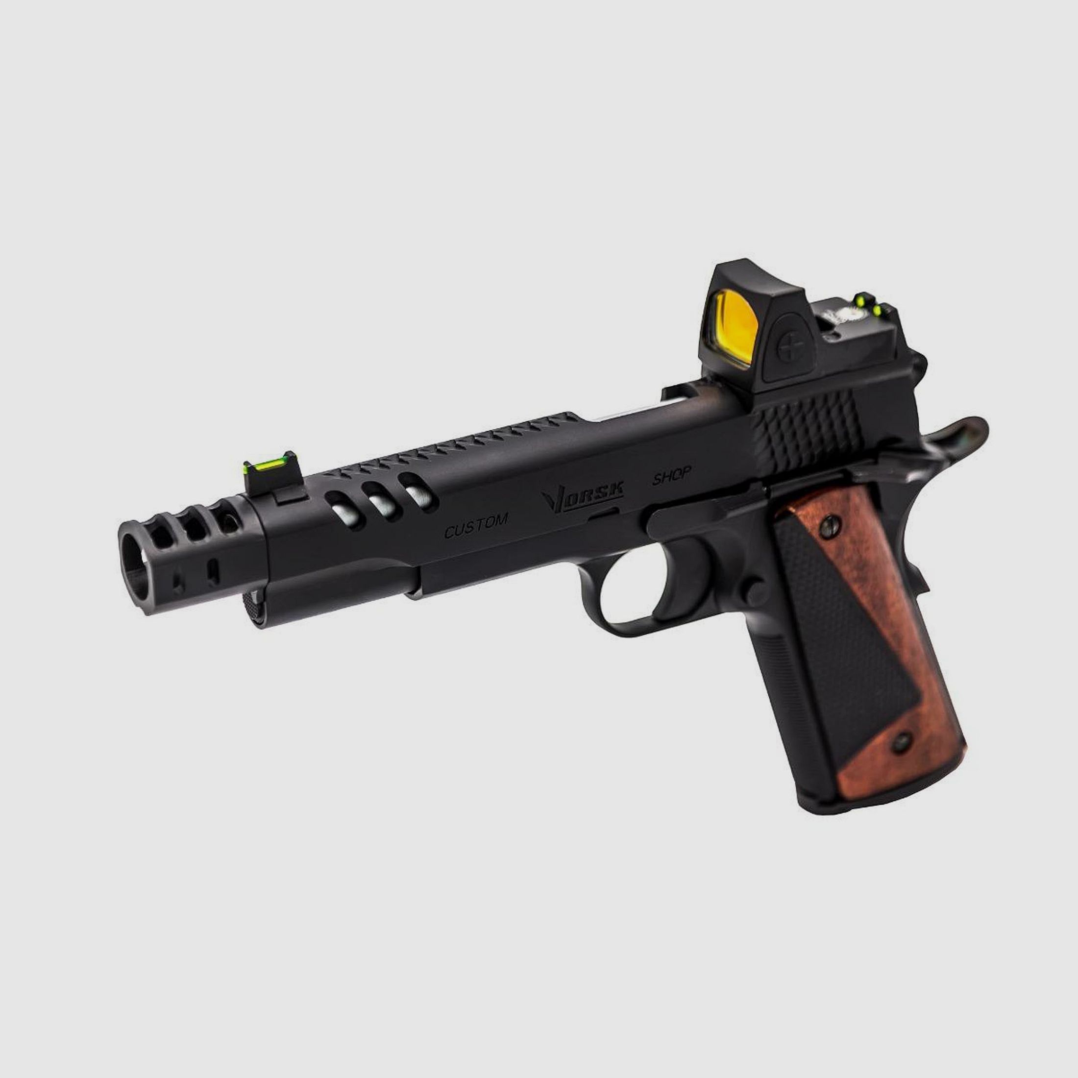 Pack GBB Vorsk Gaz CS Defender Pro MEU Noir + BDS + 2 Chargeurs, image 6 sur 14