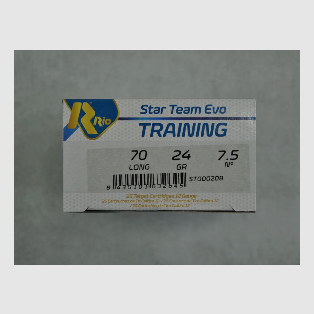 Rio Star Team Evo Training 12/70 Trap 2,4mm 24g Nr. 7,5 *2500 Stück*