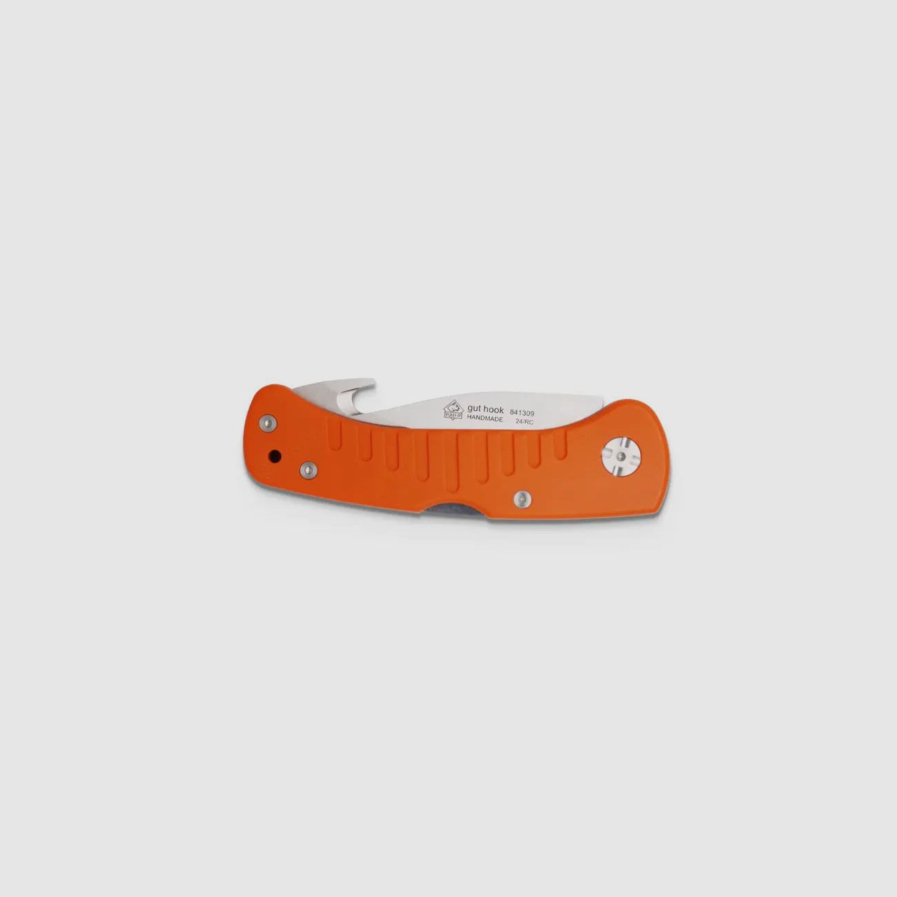 Couteau de poche de chasse PUMA IP avec bon crochet, orange G10