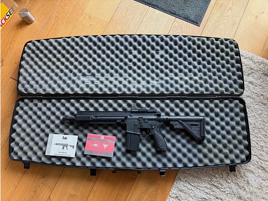 Heckler & Koch HK416 A5 kal. 4,5 mm stalowe BB Co2 | w zestawie z futerałem na broń | Nowy