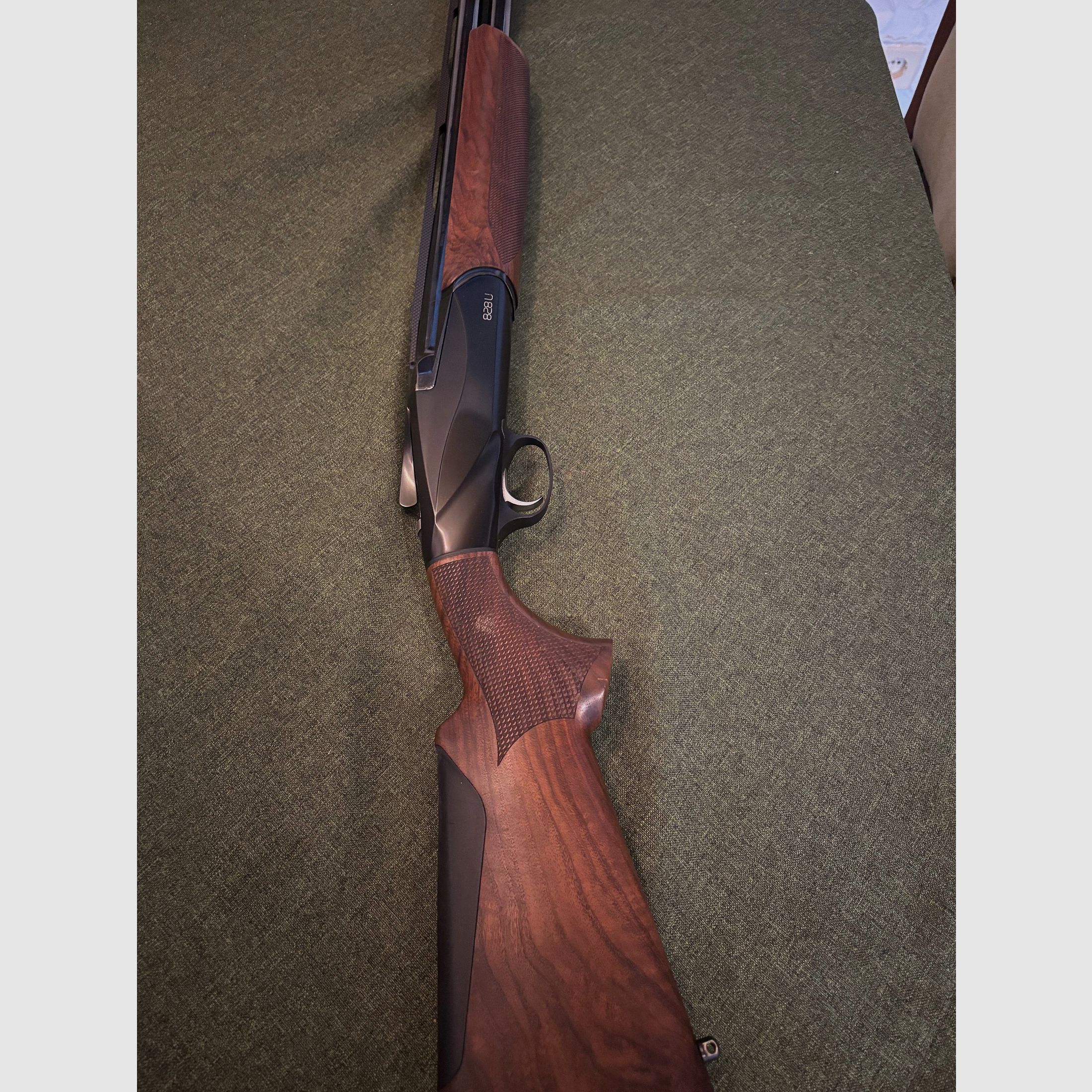 Benelli 828U 12/76 mit stahlschrotbeschuss 