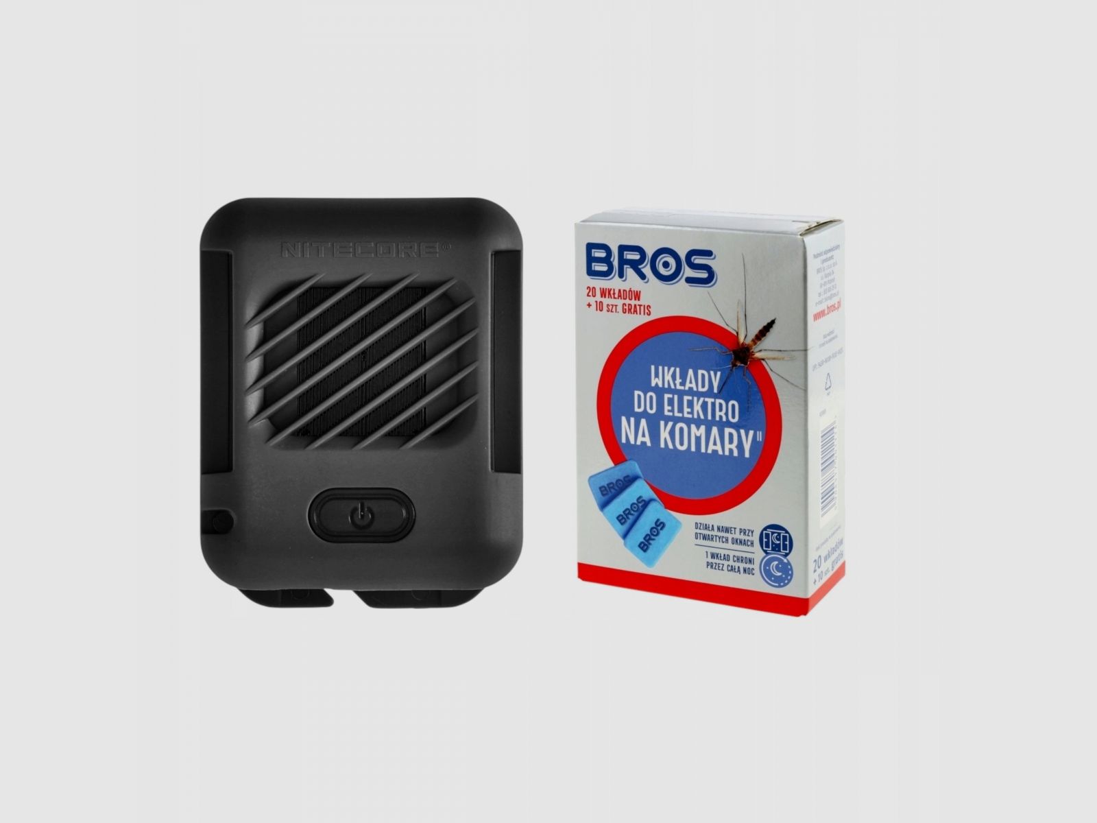 Pocket mosquito repeller Nitecore EMR05 black, vaporizer + refills, image 1 of 8